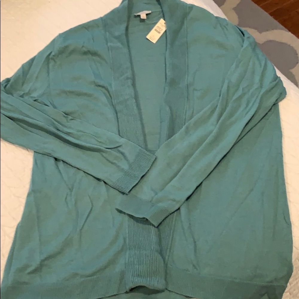 NWT Talbots open cardigan sweater